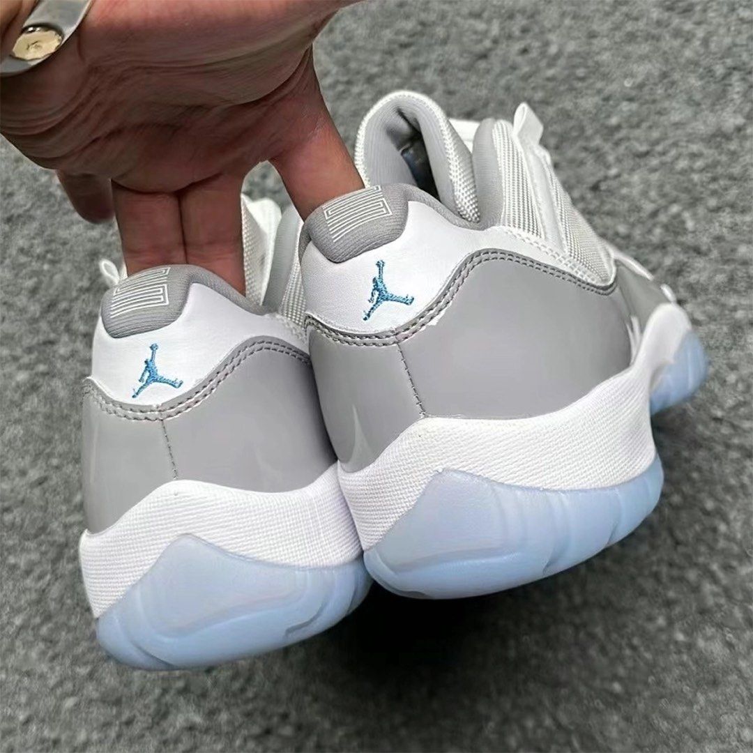 jordan 11 low unc white grey