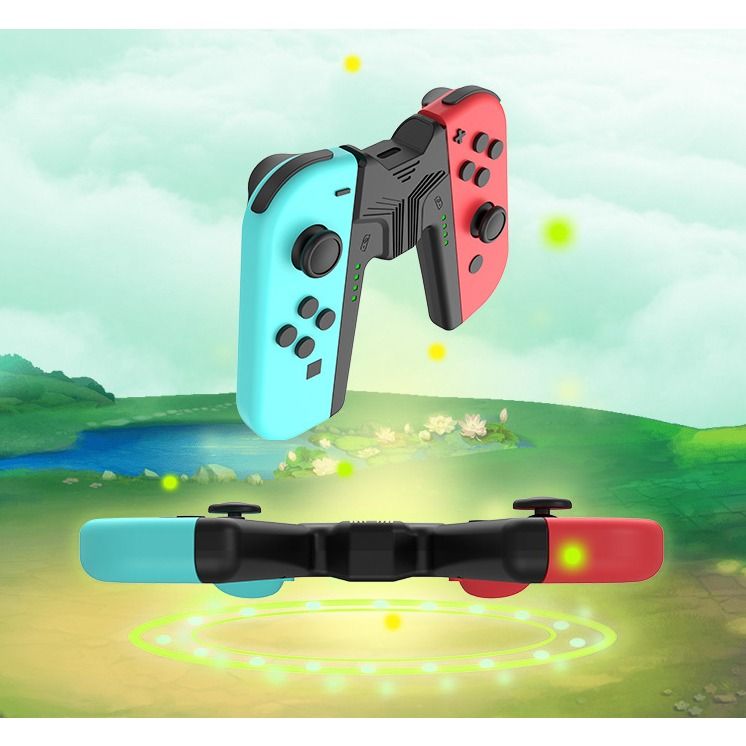 JoyCon Controller Charging Grip with Silicone Cover Case for Nintendo ...