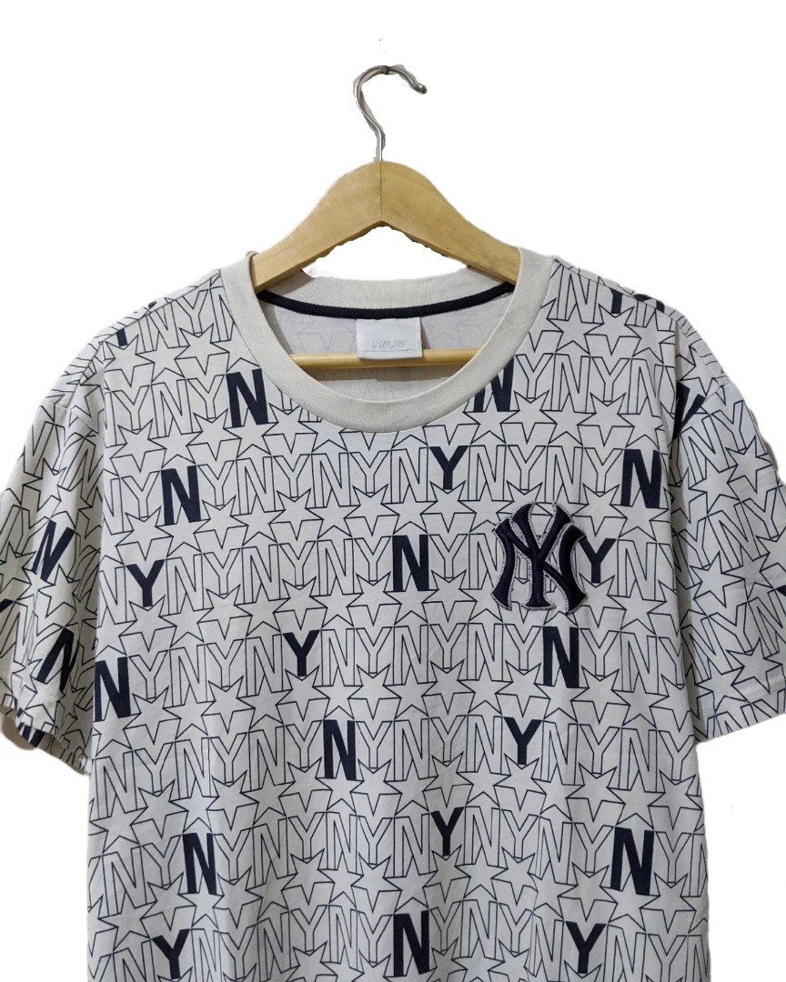 New York Yankees allover Print Navy Shirt A4521_282