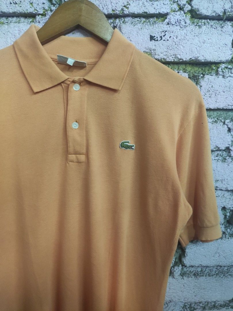 Brown lacoste store t shirt