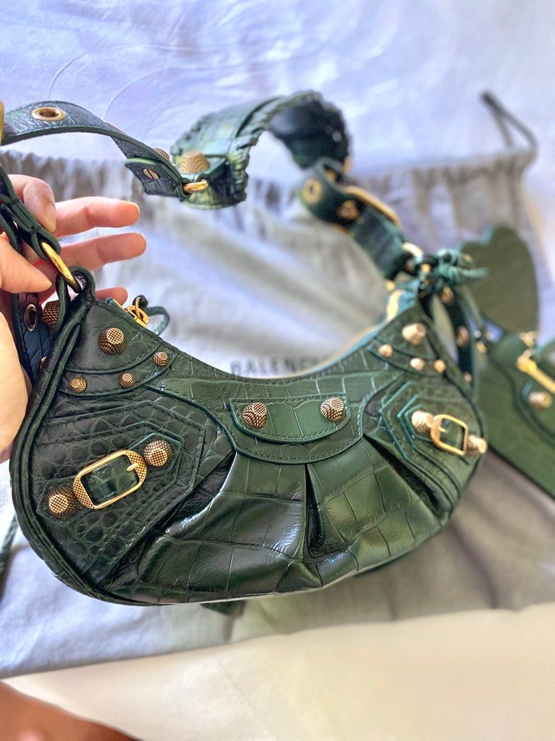 Green Xs 'le Cagole' Shoulder Bag