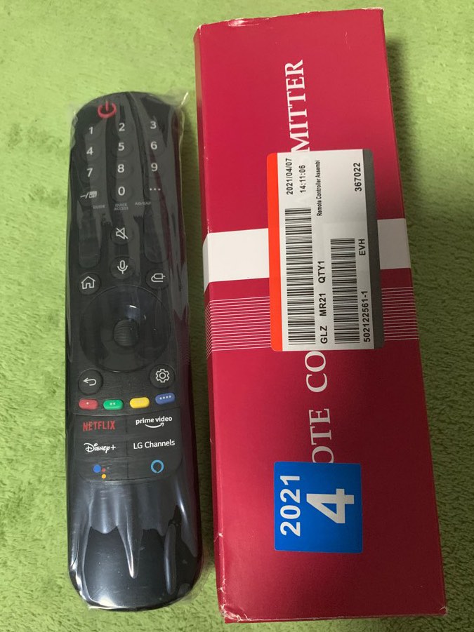 LG Magic TV Remote Controller AnMR21GA, TV & Home Appliances, TV