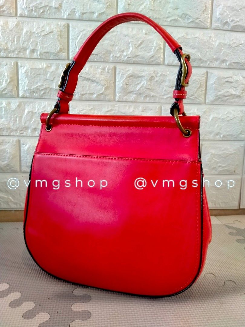 Limited Edition COACH Willis 70th Anniv Handbag (Category: Luxury Bags & Wallets) located in Cavite. Submitted by vmgshop (Listing ID 1234705361, Image 2). Description: ✅RARE/ Limited Edition COACH 70th Anniversary Vermilion Leather Handbag 19132 ✅Vintage-feel ✅Authentic ✅Very beautiful inside & out (check out the colorful lining inside) ✅W/ detachable & adjustable long strap (can be worn as a handbag, shoulder bag, cross-body bag) ✅used but not 
