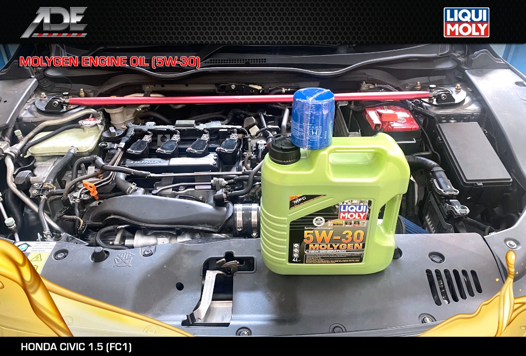 LIQUI MOLY MOLYGEN ENGINE OIL (5W30) FOR HONDA CIVIC 1.5 (FC1), Car