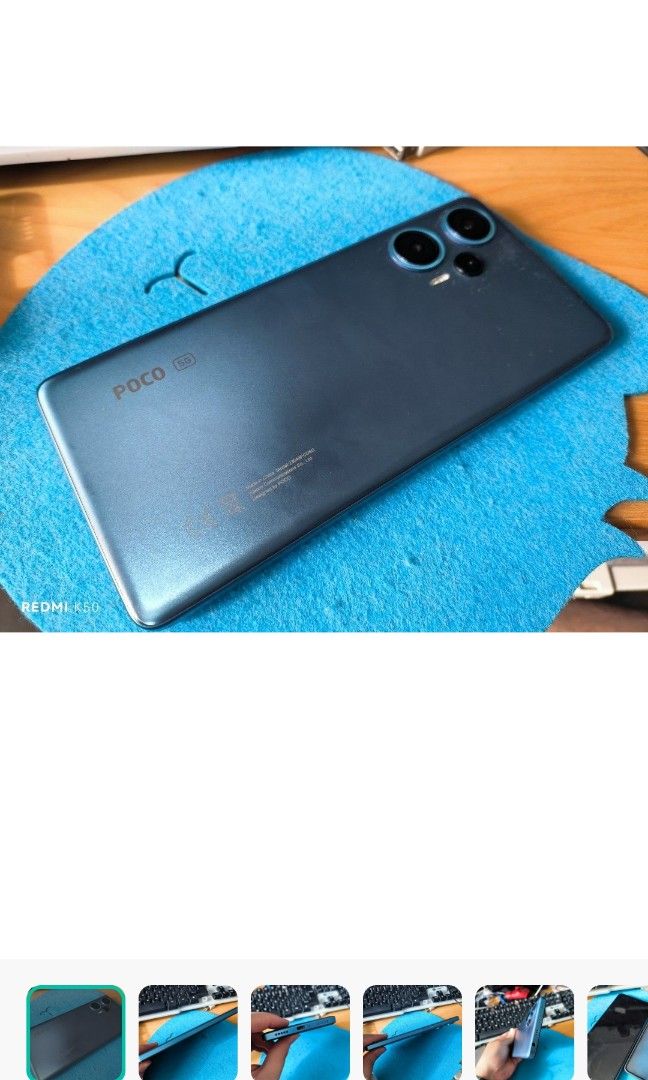 Local set Poco F5 8gb/256gb matte blue global rom Android warranty 