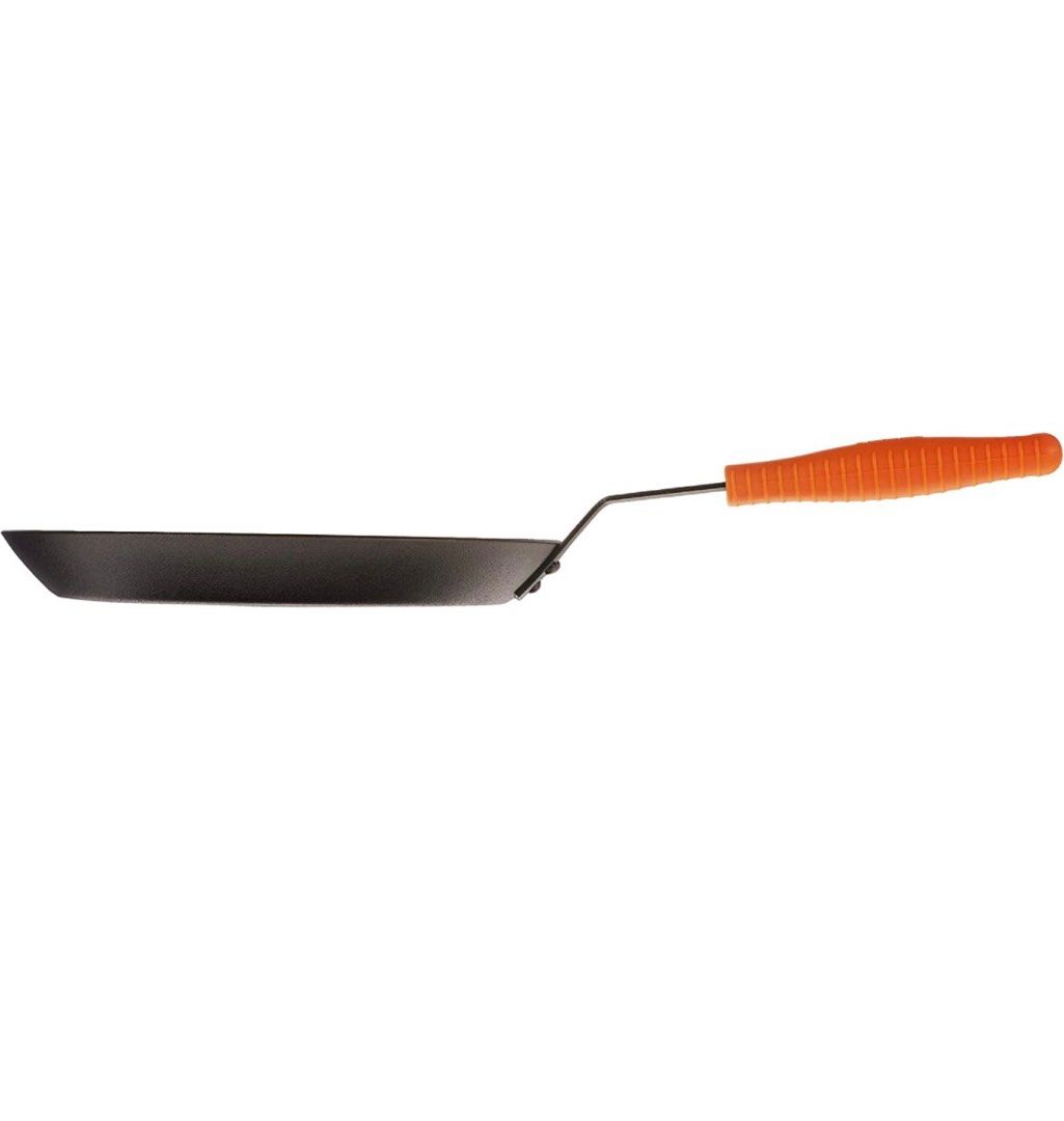 Lodge Manufacturing Company CRS12HH61 Carbon Steel Skillet, 12,  Black/Orange