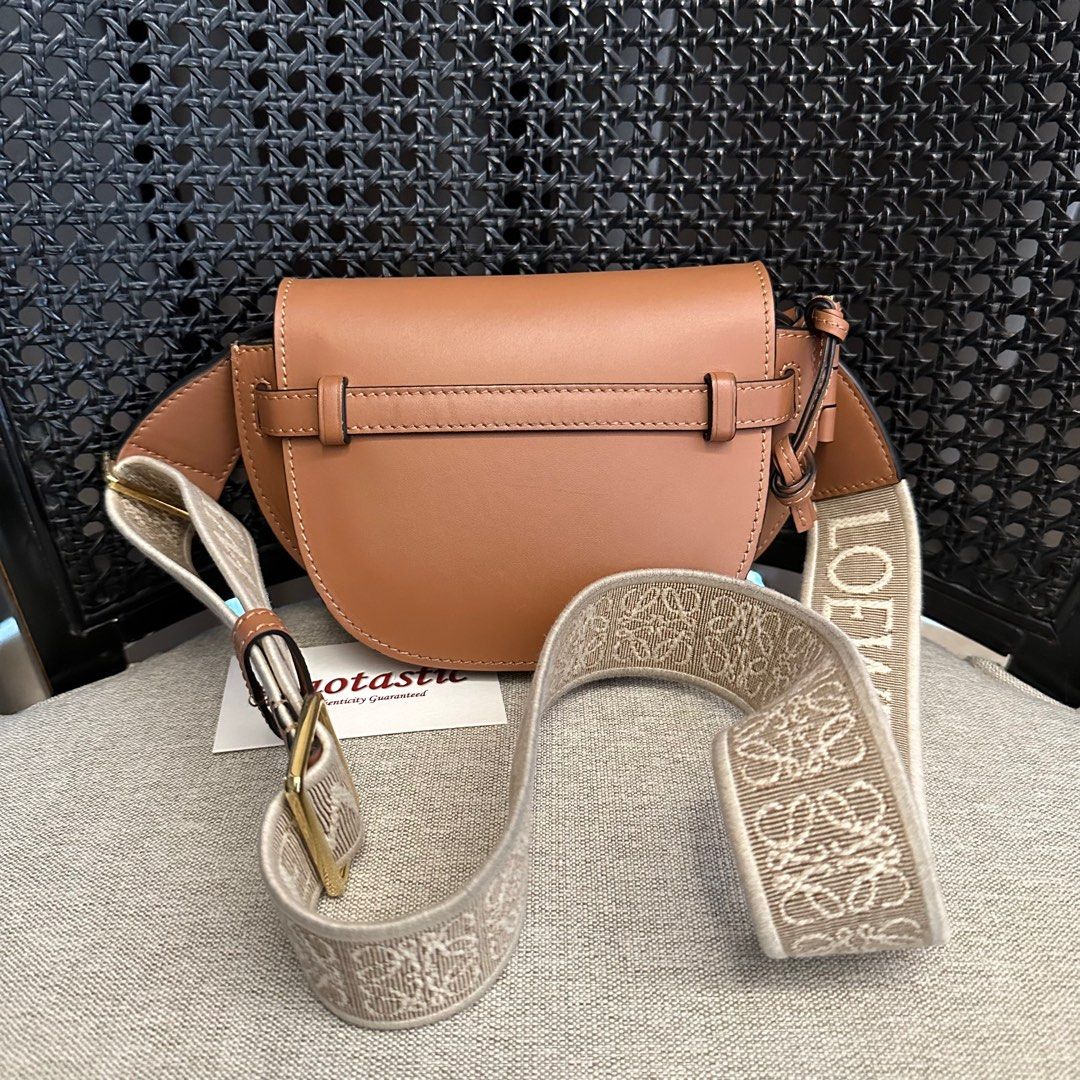 Loewe Gate Bag Mini Tan, Luxury, Bags & Wallets on Carousell
