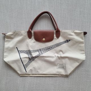 Longchamp Le Pliage  Bag Medium  Eiffel Tower
