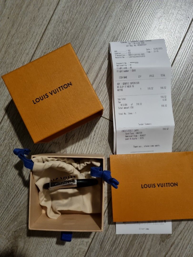 Louis Vuitton Clip It Bracelet