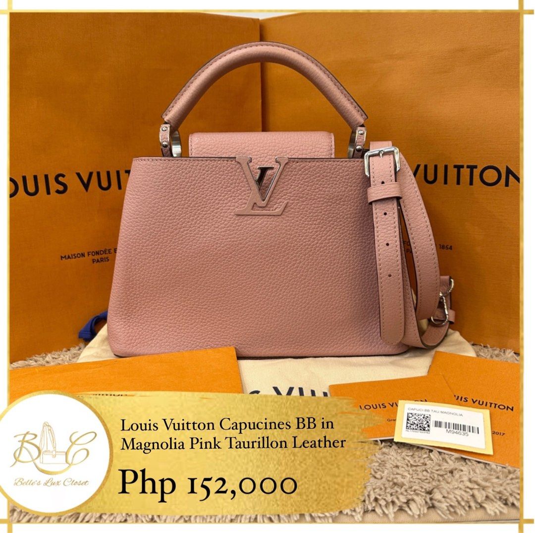 Louis Vuitton Capucines Bb in Magnolia | Dearluxe