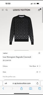 Louis Vuitton Damier Salt Jacquard Crewneck Sweater