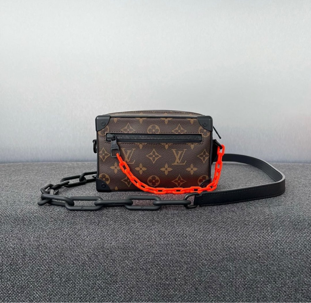 Louis Vuitton Soft Trunk Bag Monogram Chess Coated Canvas and PVC Brown,  Clear