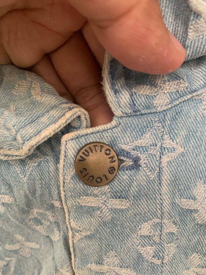 Louis Vuitton, Supreme Denim Monogram Jacket