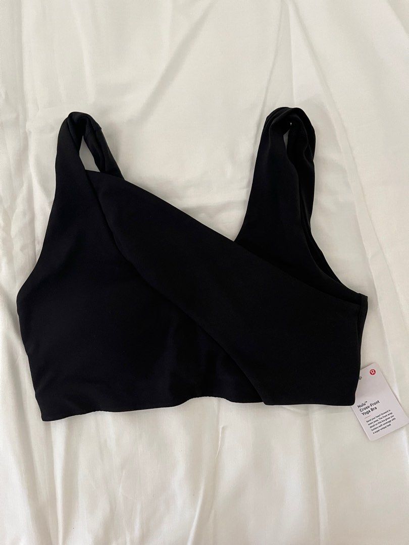 Lululemon Nulu Cross-Front Yoga Bra, size 4, Women's Fashion, Activewear on  Carousell