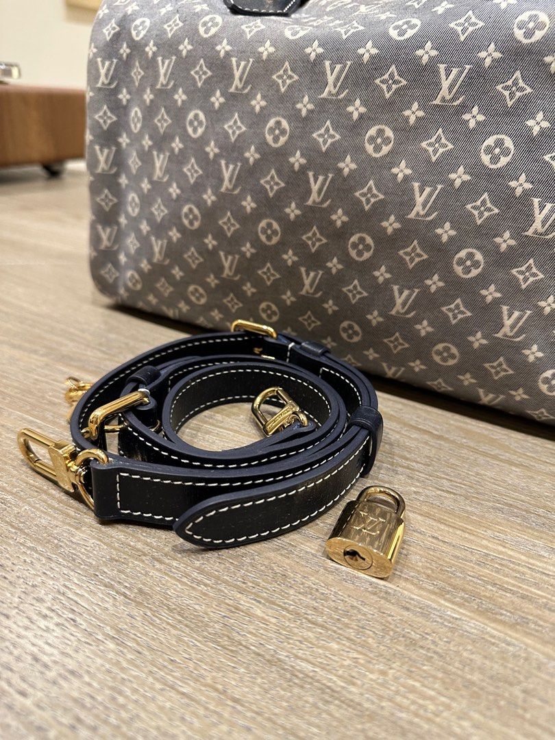 Lv Louis vuitton denim speedy 30 preloved like new