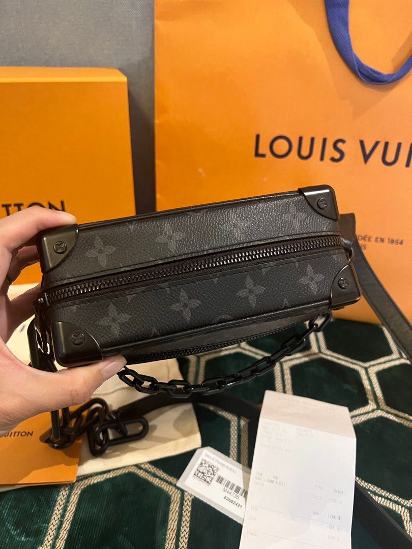 Louis vuitton mini soft sales trunk monogram eclipse black