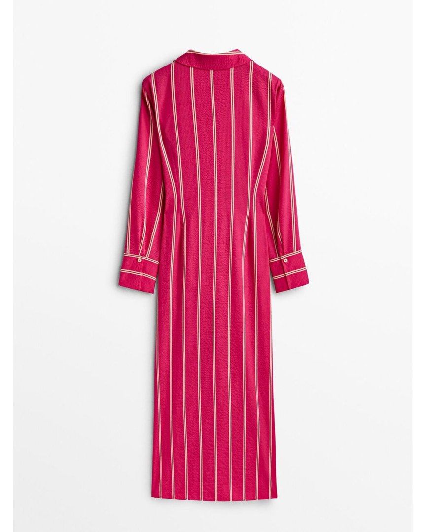 Massimo dutti striped dress clearance