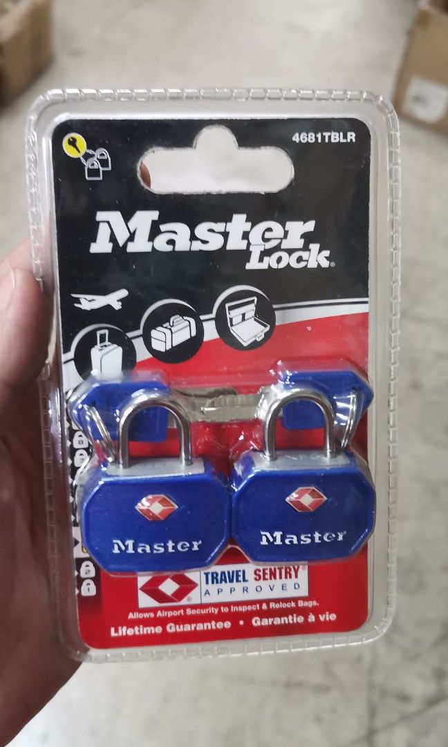 MASTER TRAVEL SENTRY TSA APPROVED PADLOCK 4681, Furniture & Home