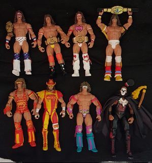 Mattel WWE Elite/Basic Ultimate Warrior, friends and foe! WWE Elite Legends.
