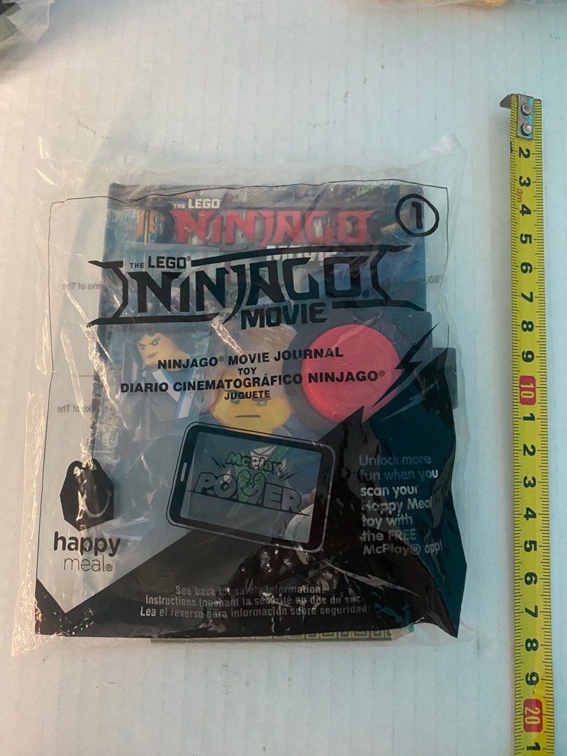 McDonald's ninjago movie lenticular cup and journal , Hobbies & Toys ...