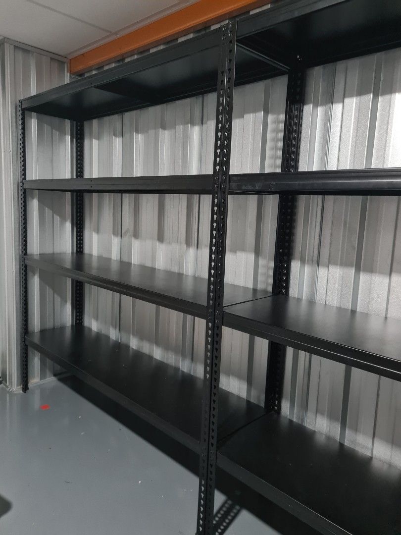 Four Tier Racking Metal METAL 4-Tier Boltless Rack, Furniture & Home Living, Furniture, Shelves ...
