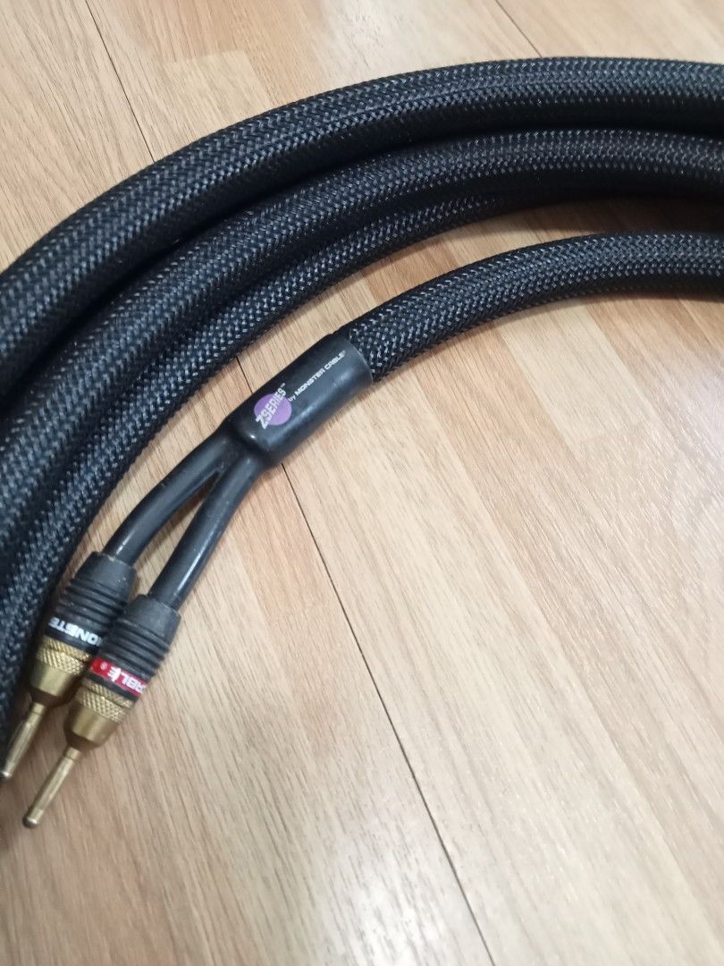 Monster Z3 reference speaker cables 3m pair, Audio, Other Audio