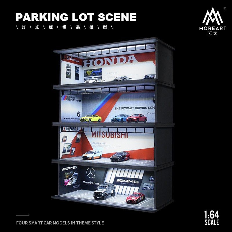 More Art 1/64 Parking Lot Scene Light Version, Hobbies &amp; Toys, Toys ...