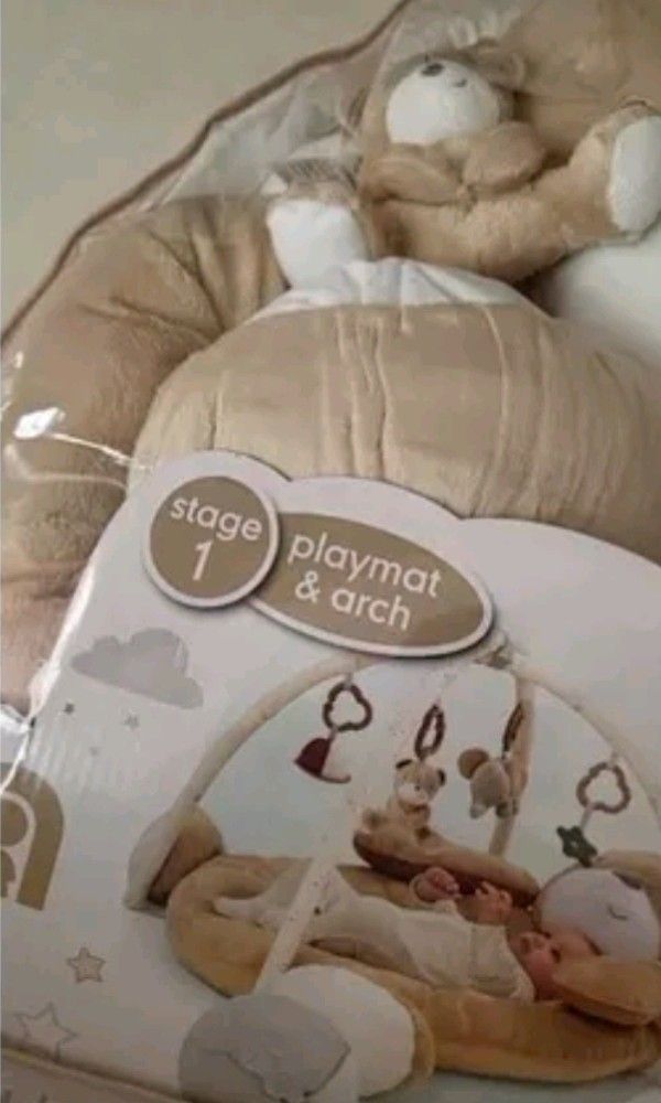 Mothercare luxury playmat and arch Teddy on Carousell