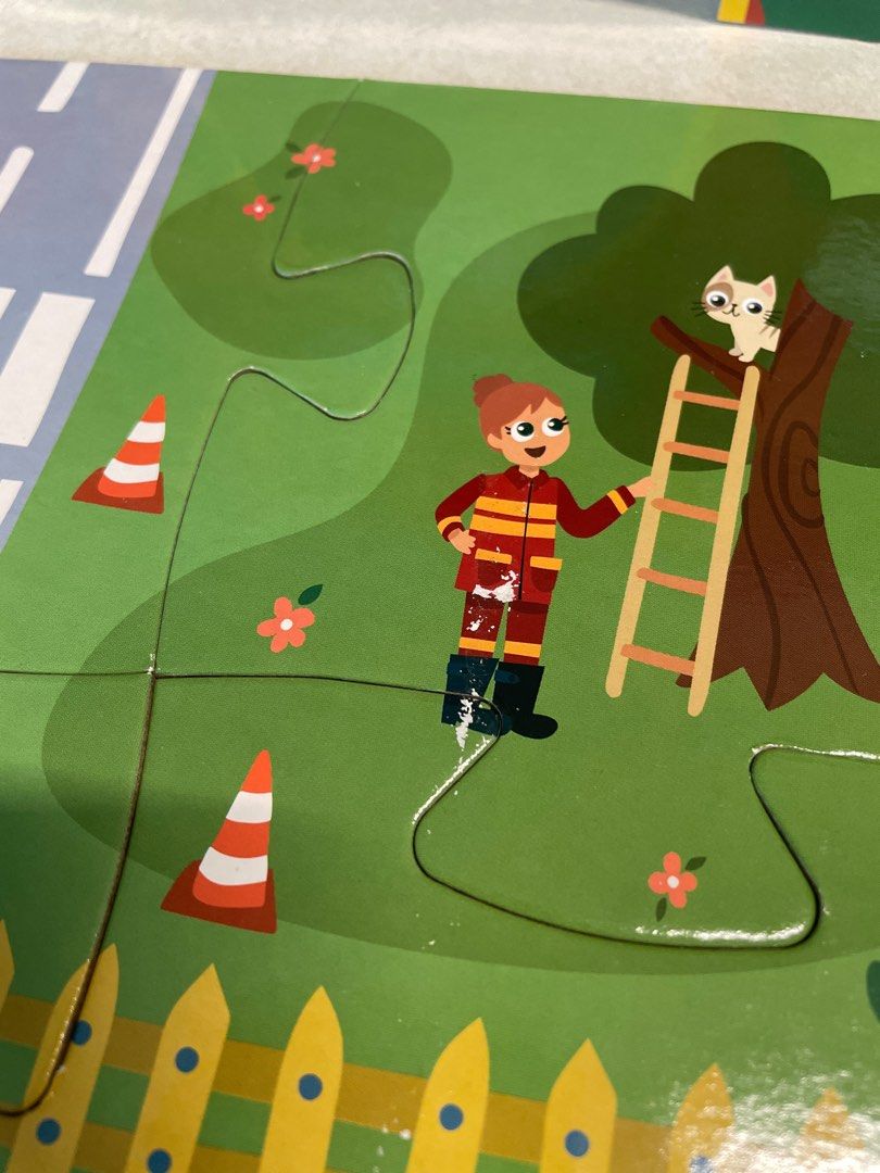 My little village fire station, Hobbies & Toys, Toys & Games on Carousell