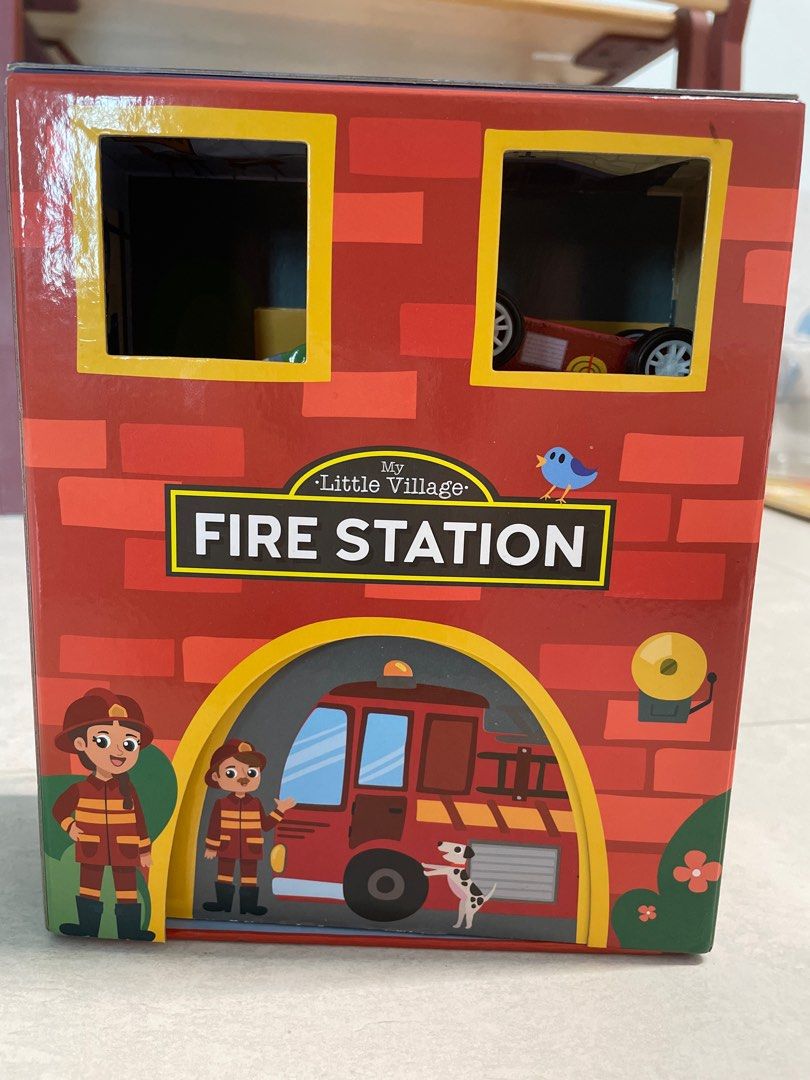 My little village fire station, Hobbies & Toys, Toys & Games on Carousell