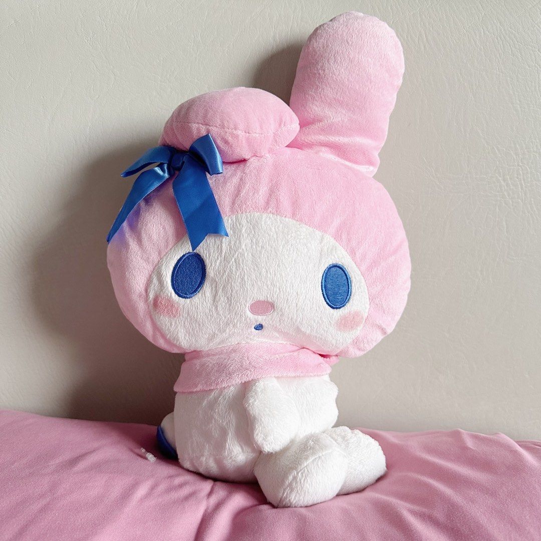 MY MELODY BLUE RIBBON PLUSH on Carousell