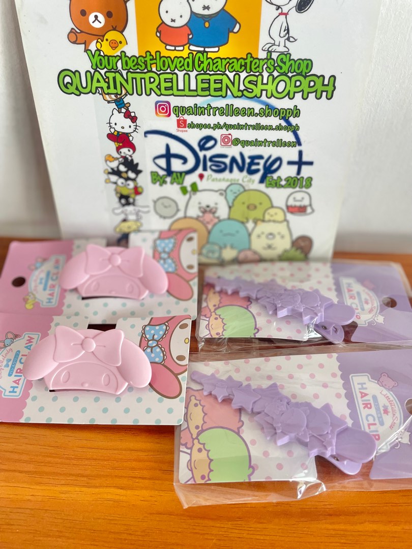 My Melody Hair Claw & LTS Hair Clip on Carousell