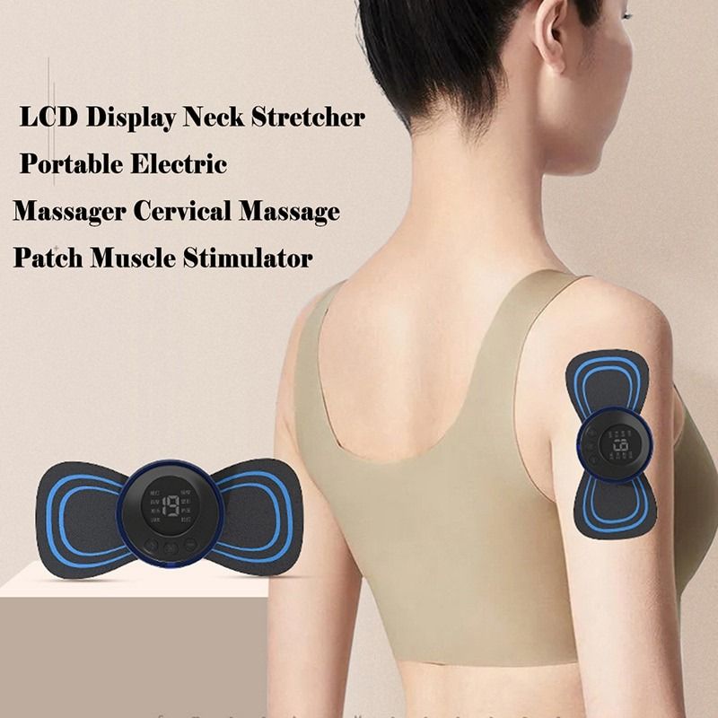 Smart Electric Neck Massager Neck Shoulders Massage Vibration Hot Compress  Voice Massager For Muscle Relieve Vertebra Vertetis