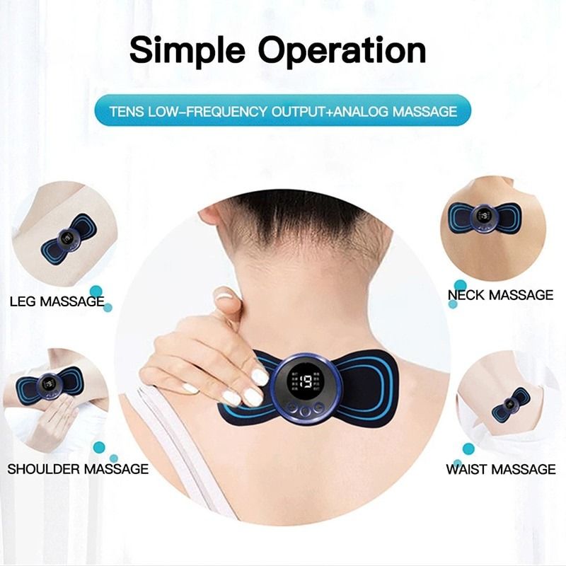 Smart Electric Neck Massager Neck Shoulders Massage Vibration Hot Compress  Voice Massager For Muscle Relieve Vertebra Vertetis