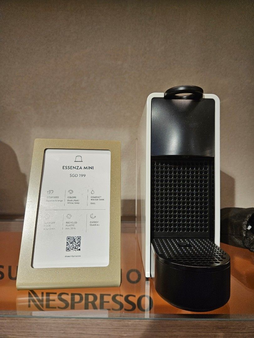 Nespresso Essenza Mini with capsule holder (without capsules), TV