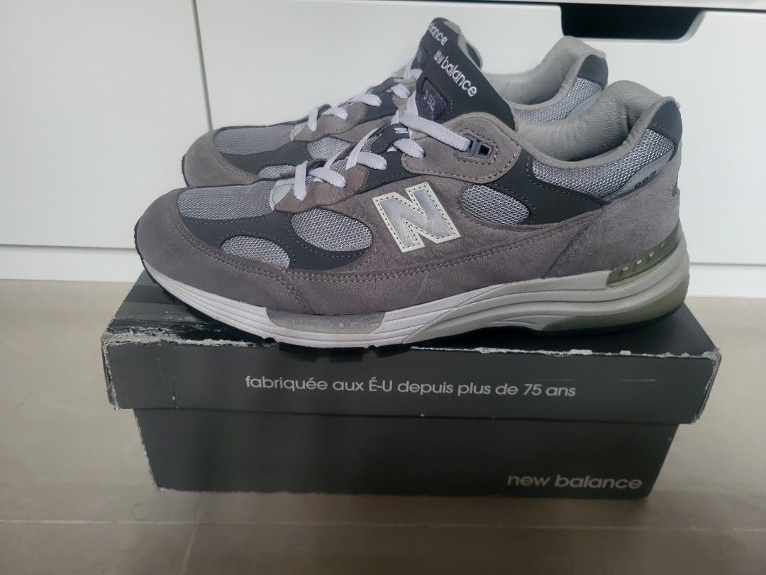 New Balance M992GR Grey 元祖灰US12 EUR46.5中古, 男裝, 鞋, 波鞋