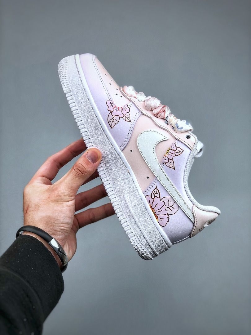 Nike Air Force 1 07 Low custom floral Women s Fashion Footwear