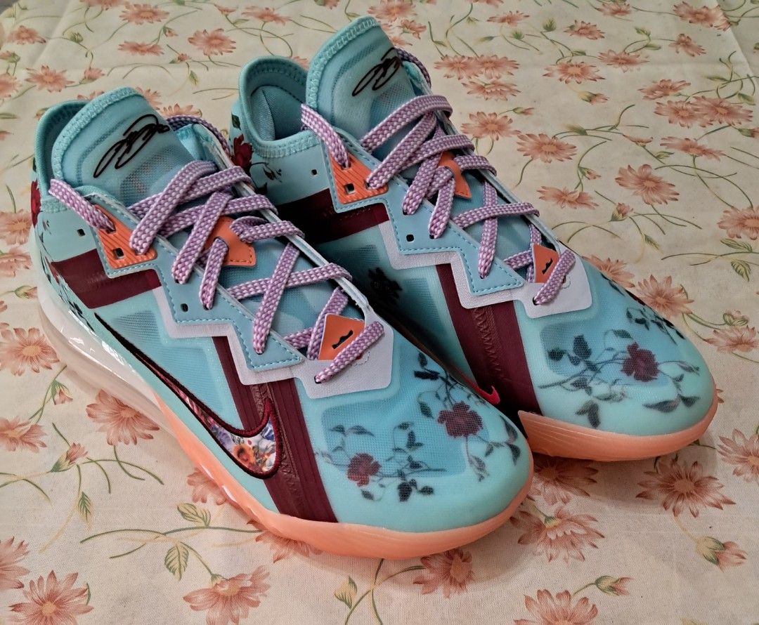 NIKE LEBRON XVIII LOW EP男籃球鞋-湖水綠