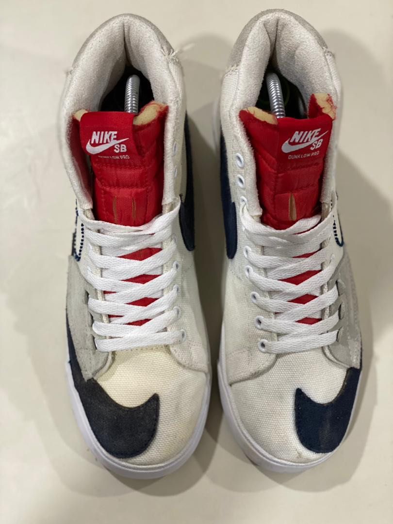 Nike SB Blazer Mid Edge Shoes White Men s Fashion Footwear