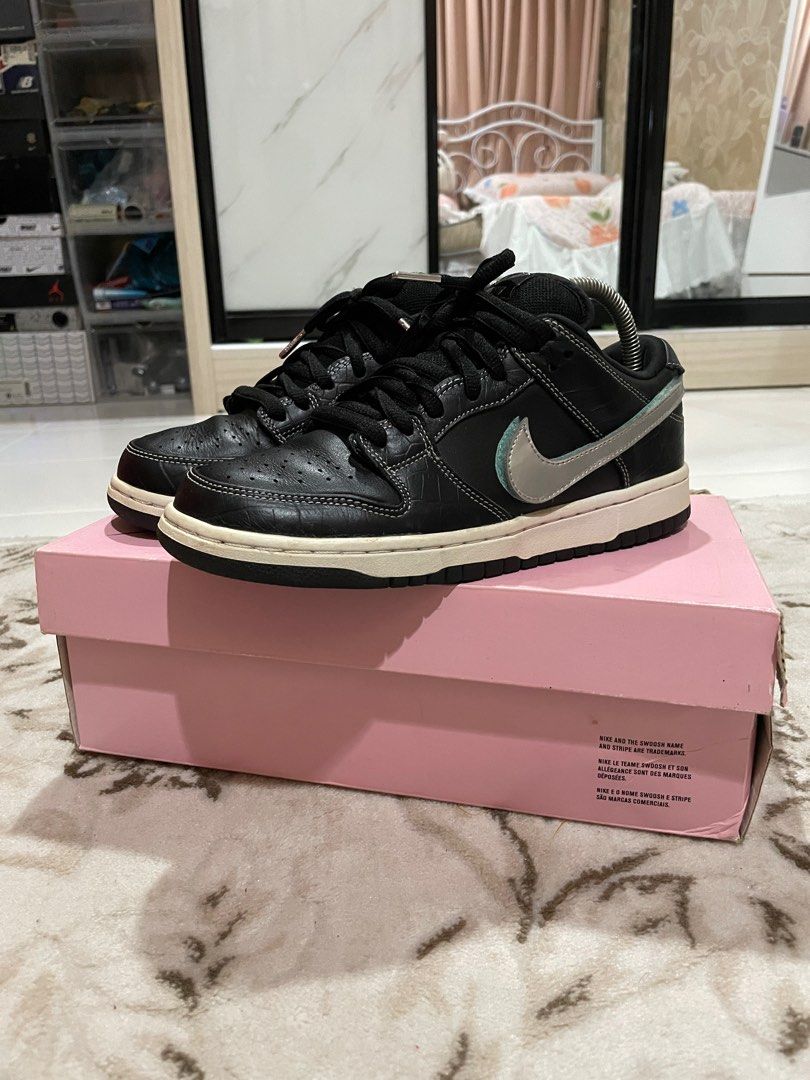 Nike Sb Dunk Diamond Supply Black Men s Fashion Footwear
