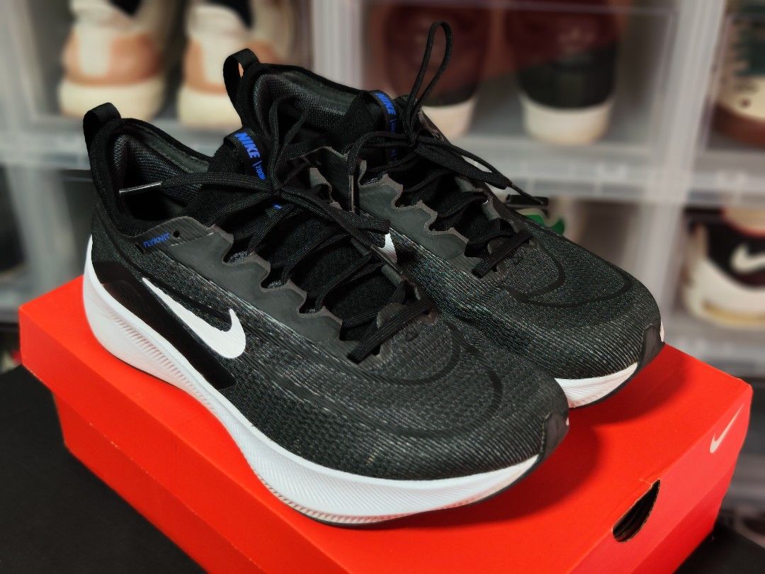 Nike Zoom Fly 4 Black White Men s Fashion Footwear Sneakers on