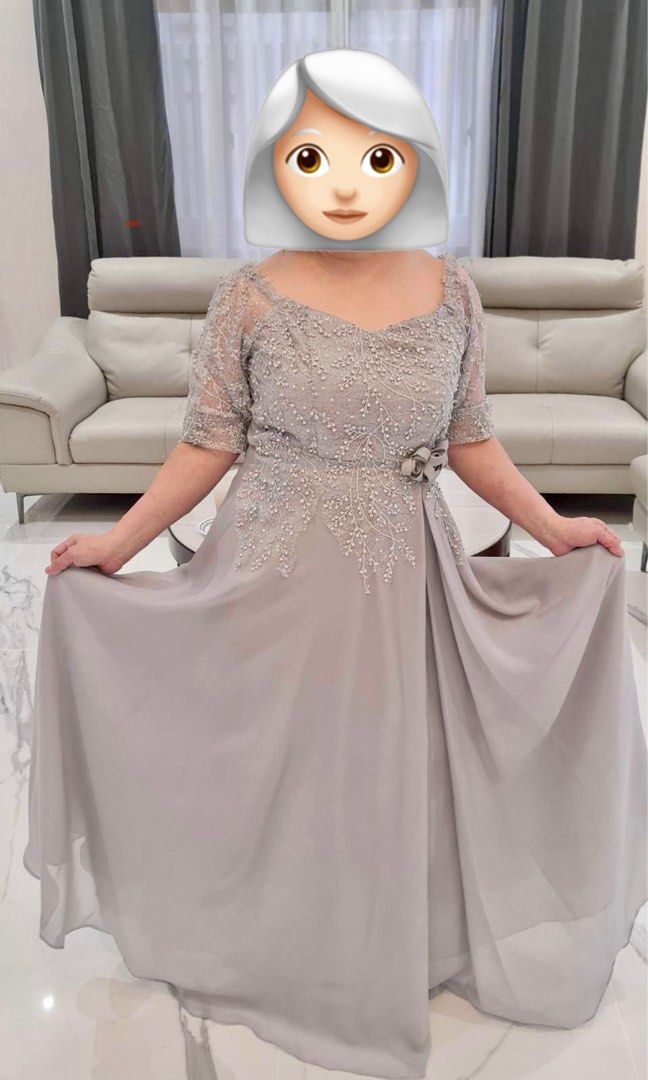 Ninang Mother Wedding Gown Women s Fashion Dresses Sets Evening dresses gowns on Carousell