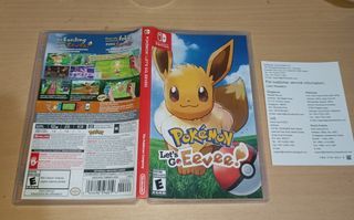 Nintendo Switch Art Cover & Case Pokemon Let's Go Eevee