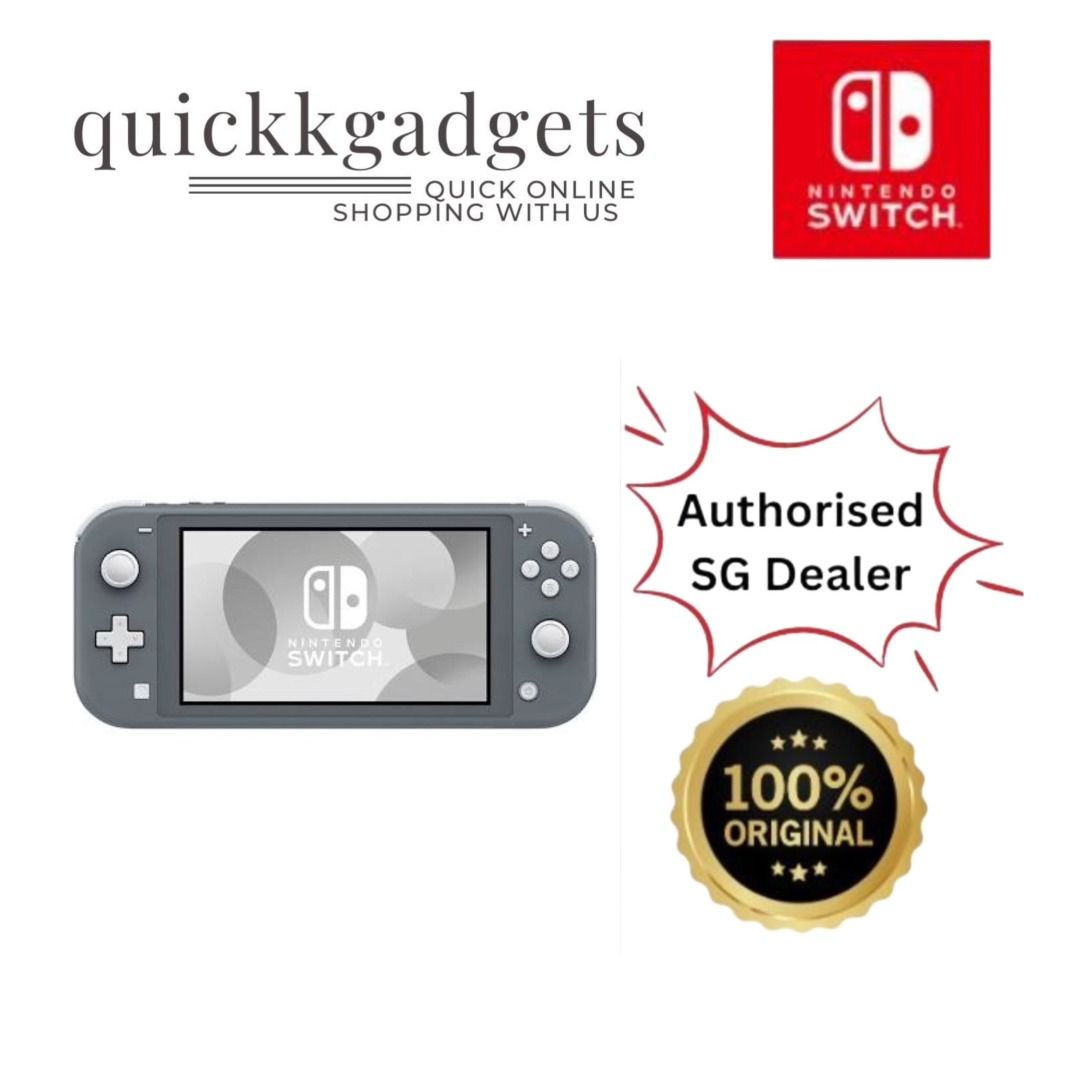 NINTENDO SWITCH LITE CONSOLE GRAY, Video Gaming, Video Game Consoles