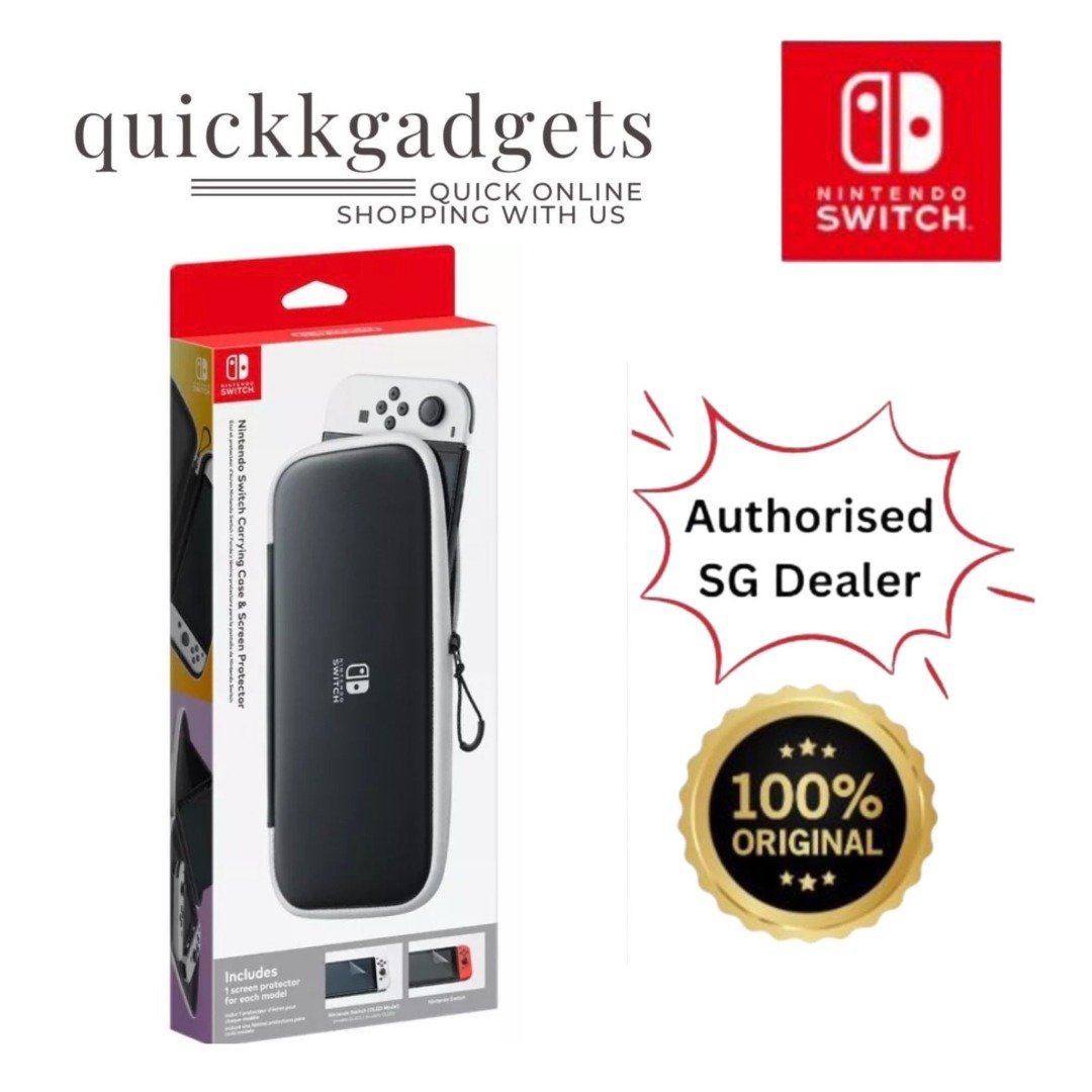 Nintendo Switch (OLED Model) Carrying Case & Screen Protector (Nintendo  Switch)