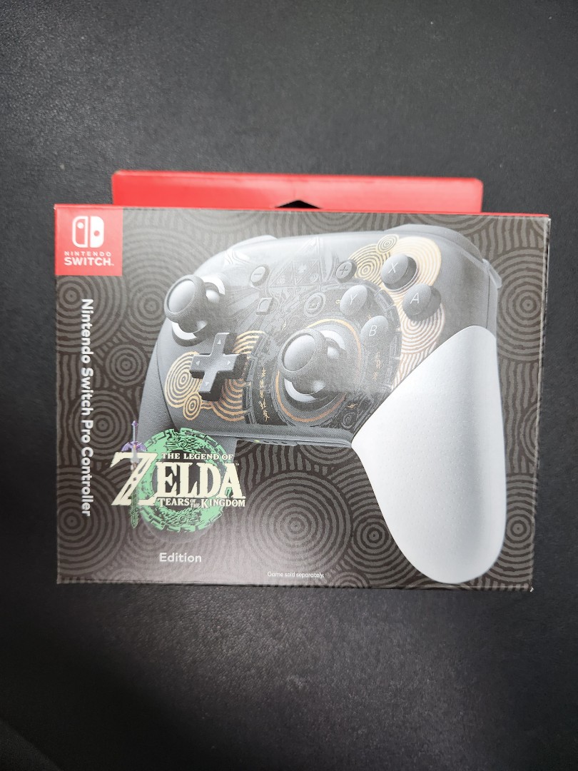 Nintendo Switch Pro Controller : Zelda Tears of the Kingdom TOTK, Video ...
