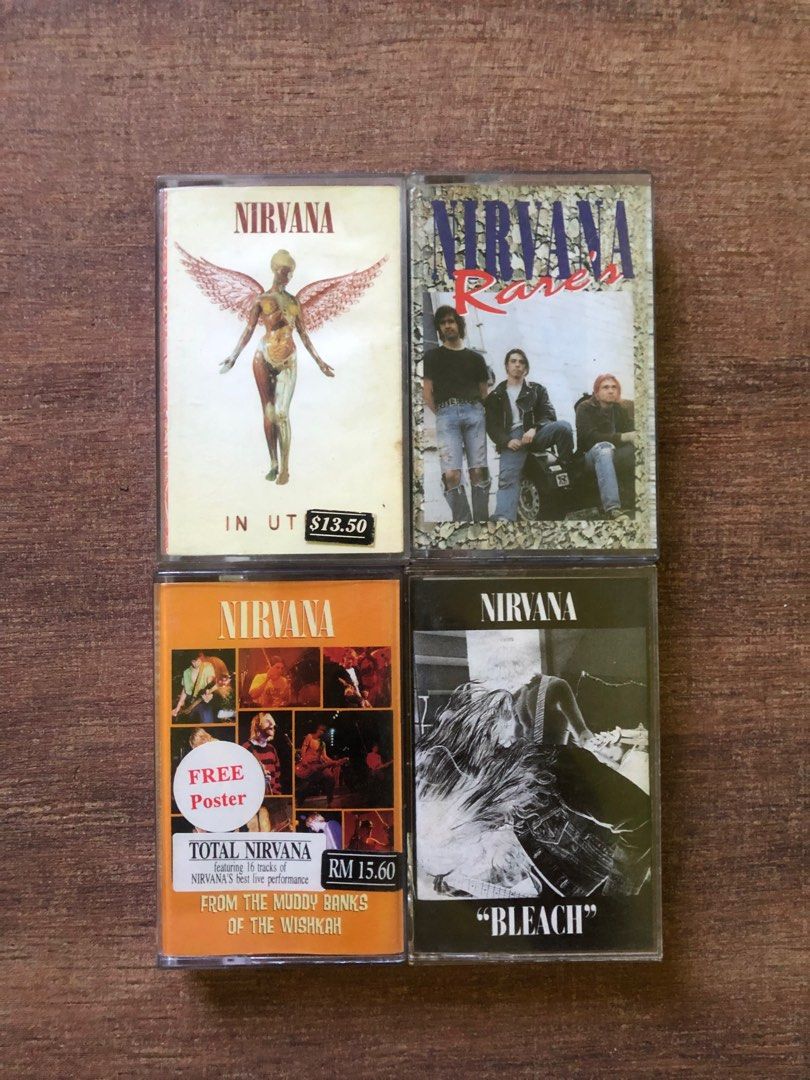 Nirvana cassette combo, Hobbies & Toys, Music & Media, CDs & DVDs on ...