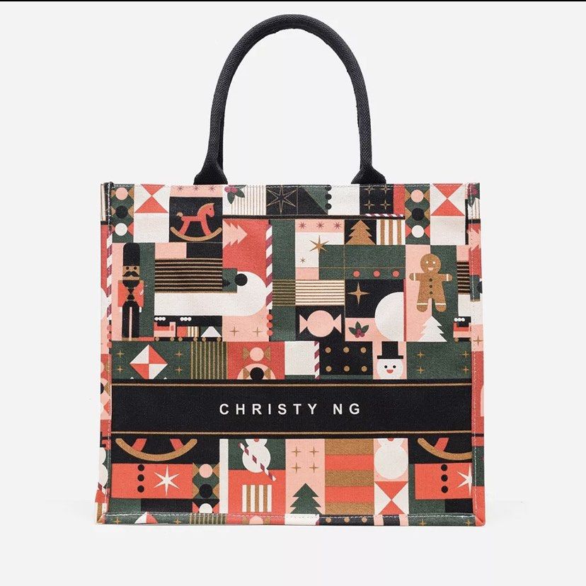 Noel Canvas Tote Bag Christy Ng (large), Women's Fashion, Bags & Wallets, Tote  Bags on Carousell