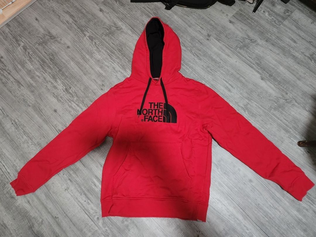 Red long sales sleeve hoodie