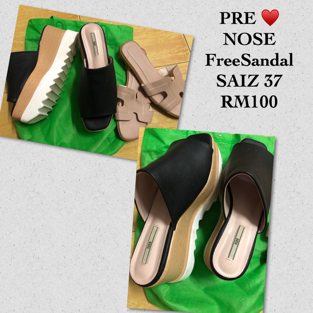 NOSE WEDGES, Women's Fashion, Footwear, Wedges on Carousell
